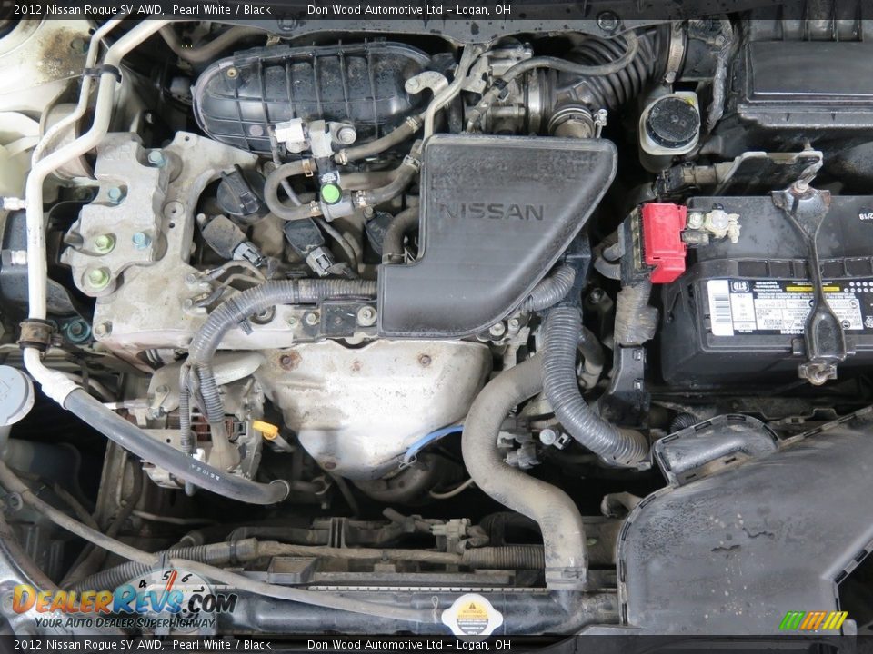 2012 Nissan Rogue SV AWD Pearl White / Black Photo #29