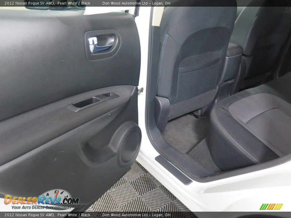 2012 Nissan Rogue SV AWD Pearl White / Black Photo #31