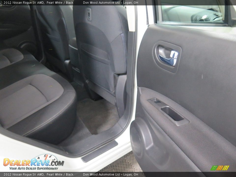 2012 Nissan Rogue SV AWD Pearl White / Black Photo #32