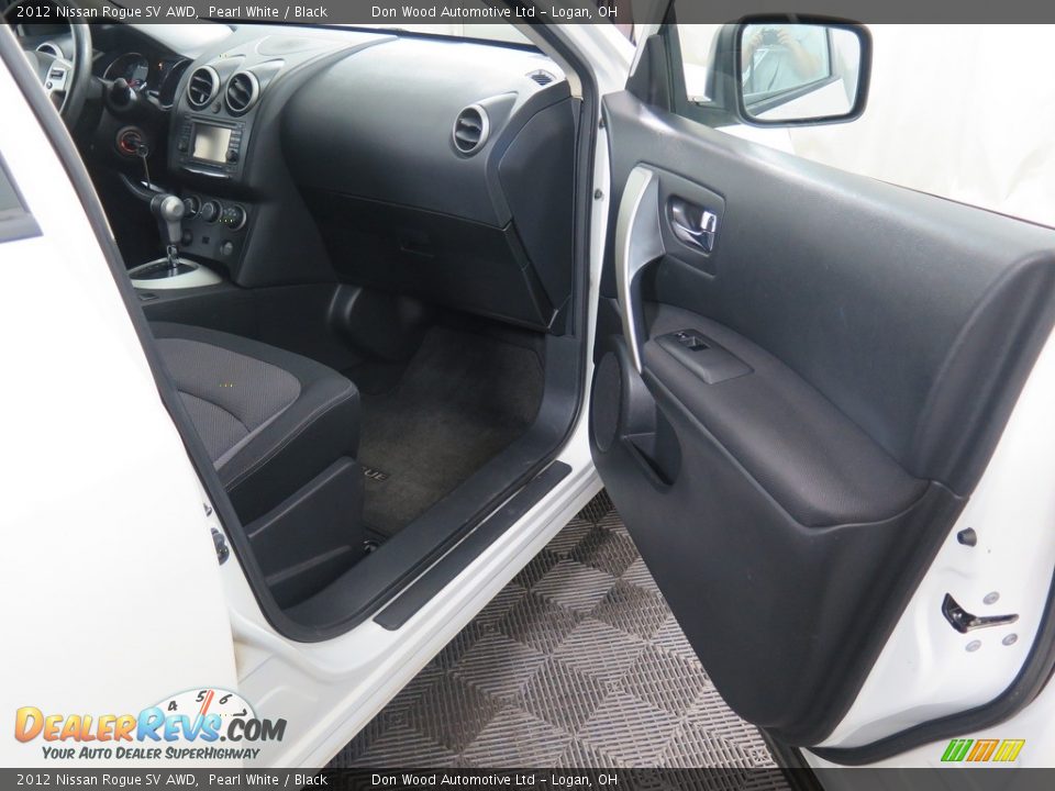 2012 Nissan Rogue SV AWD Pearl White / Black Photo #33