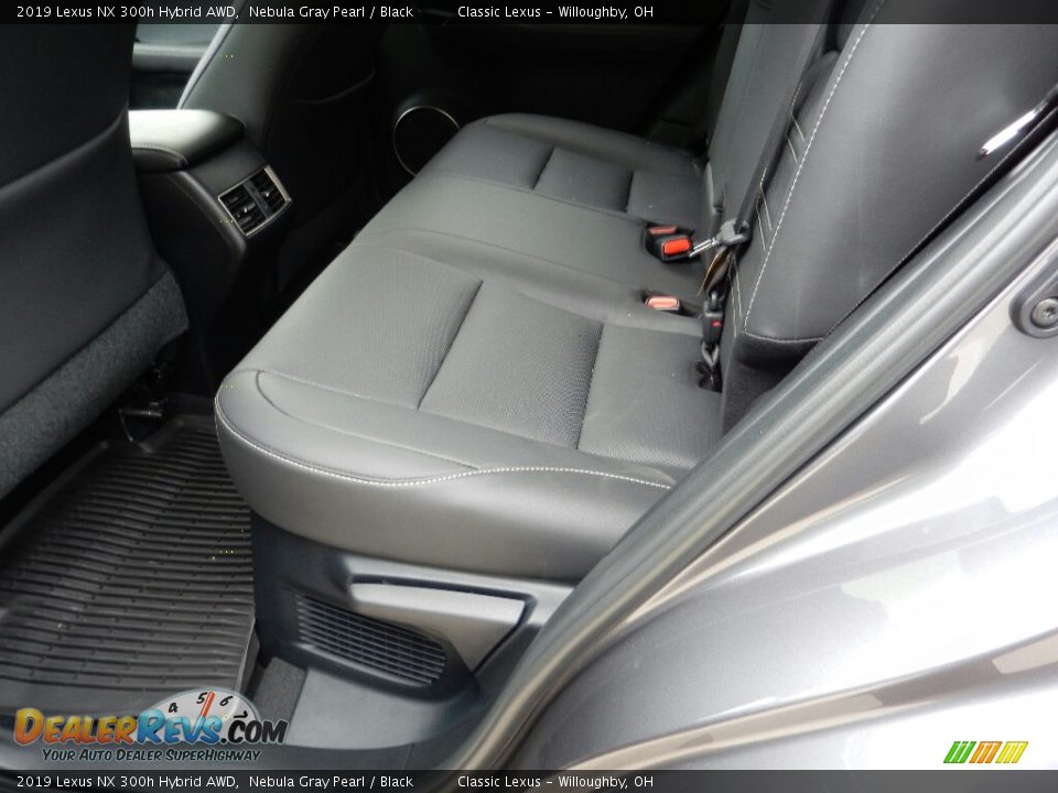 Rear Seat of 2019 Lexus NX 300h Hybrid AWD Photo #3
