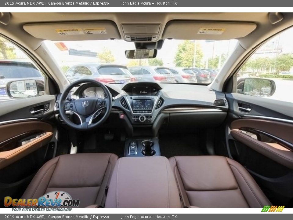 Espresso Interior - 2019 Acura MDX AWD Photo #9