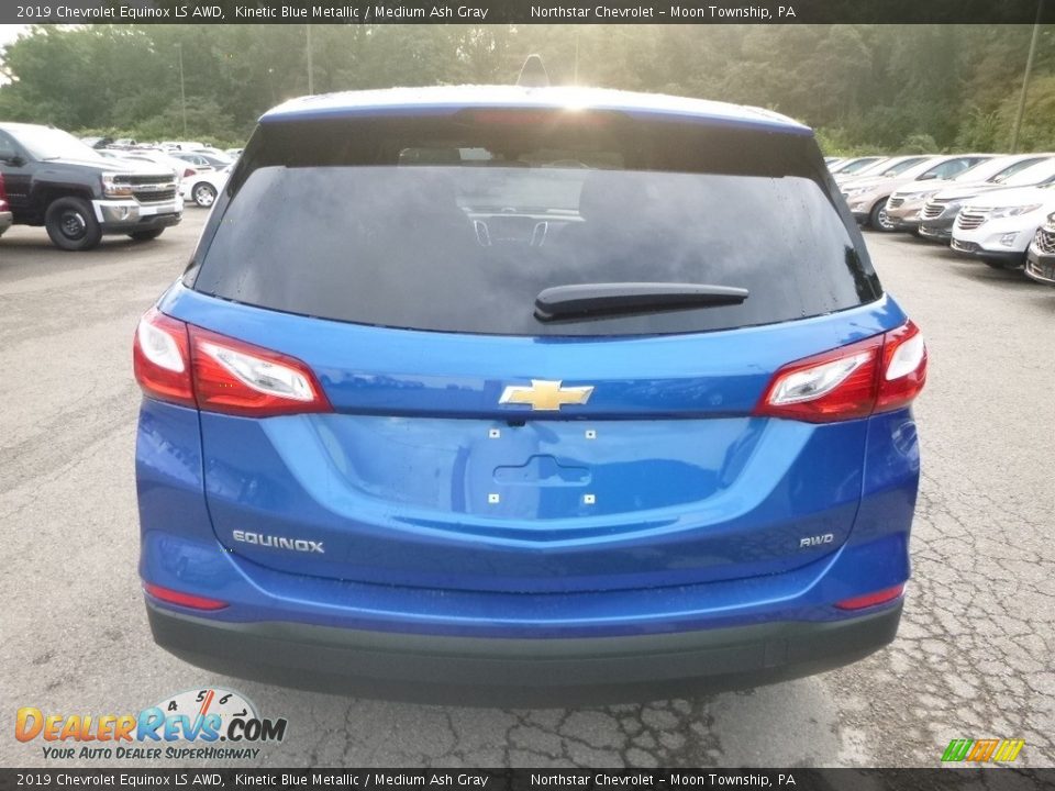 2019 Chevrolet Equinox LS AWD Kinetic Blue Metallic / Medium Ash Gray Photo #4