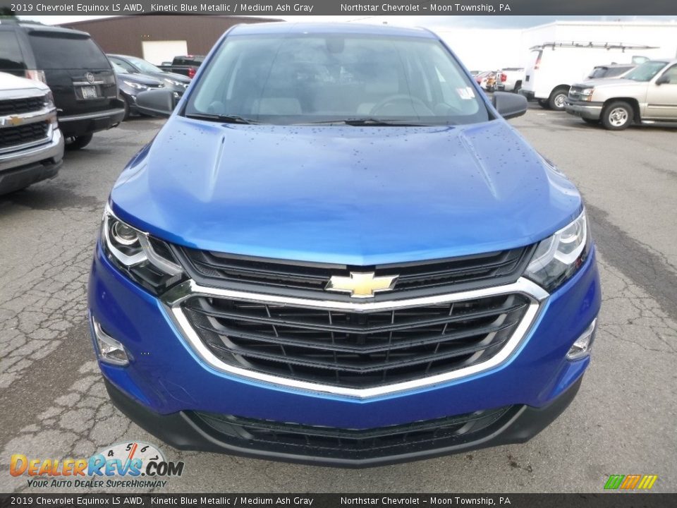 2019 Chevrolet Equinox LS AWD Kinetic Blue Metallic / Medium Ash Gray Photo #8