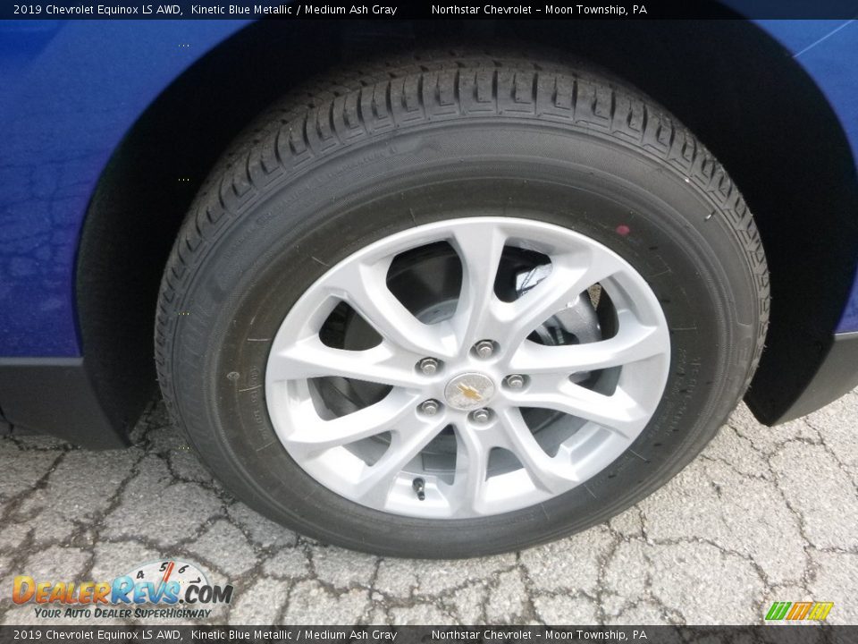 2019 Chevrolet Equinox LS AWD Kinetic Blue Metallic / Medium Ash Gray Photo #9