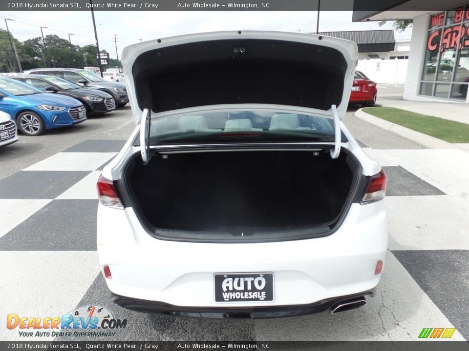 2018 Hyundai Sonata SEL Quartz White Pearl / Gray Photo #5