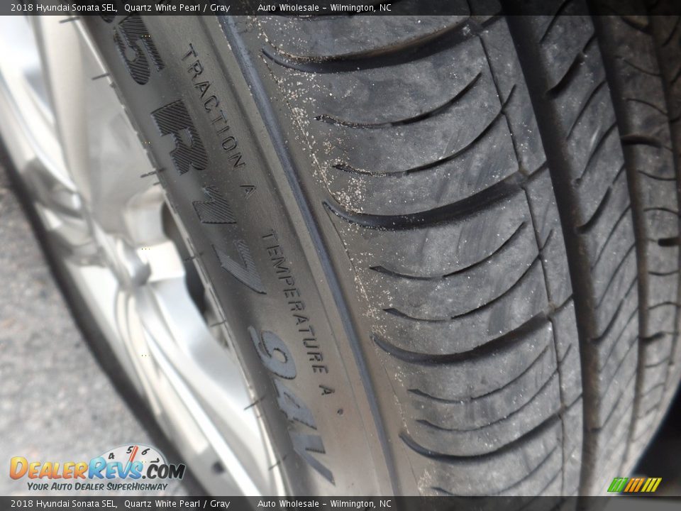 2018 Hyundai Sonata SEL Quartz White Pearl / Gray Photo #9