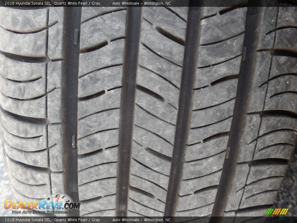 2018 Hyundai Sonata SEL Quartz White Pearl / Gray Photo #10