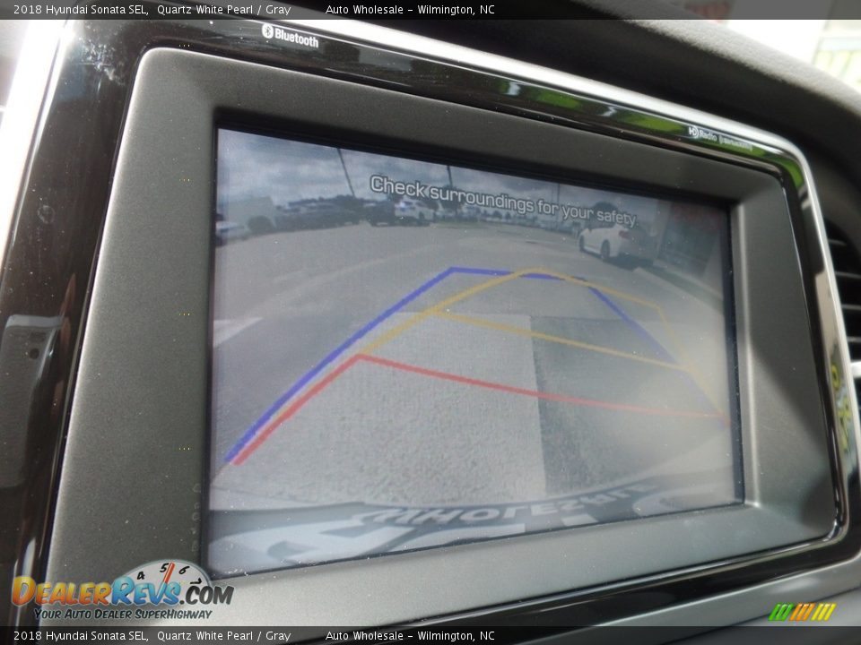 2018 Hyundai Sonata SEL Quartz White Pearl / Gray Photo #18