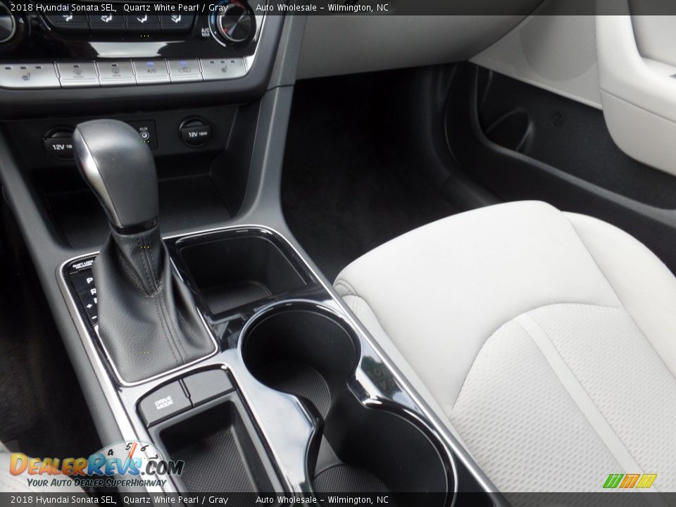 2018 Hyundai Sonata SEL Quartz White Pearl / Gray Photo #19