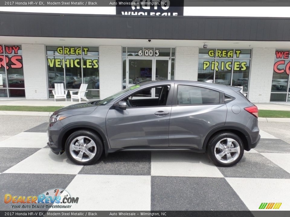 2017 Honda HR-V EX Modern Steel Metallic / Black Photo #1