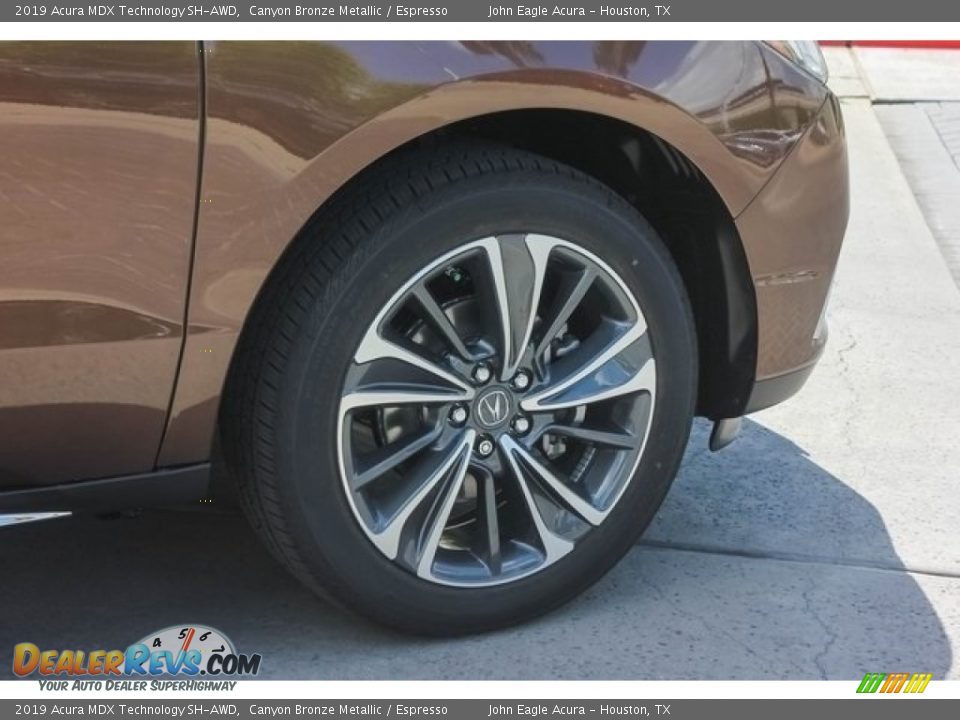 2019 Acura MDX Technology SH-AWD Canyon Bronze Metallic / Espresso Photo #10
