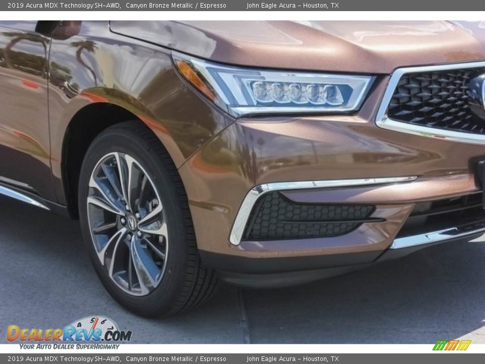 2019 Acura MDX Technology SH-AWD Canyon Bronze Metallic / Espresso Photo #11