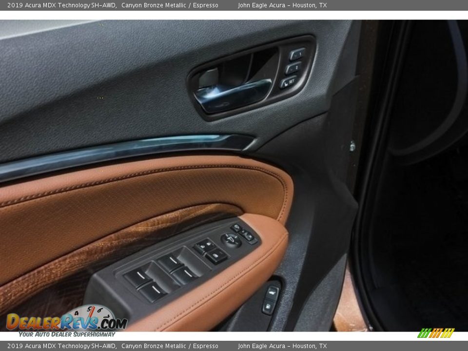 2019 Acura MDX Technology SH-AWD Canyon Bronze Metallic / Espresso Photo #12