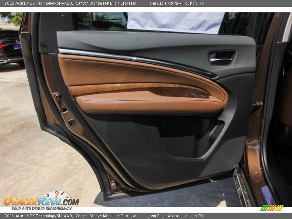 2019 Acura MDX Technology SH-AWD Canyon Bronze Metallic / Espresso Photo #17