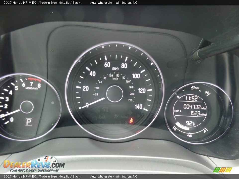 2017 Honda HR-V EX Modern Steel Metallic / Black Photo #16