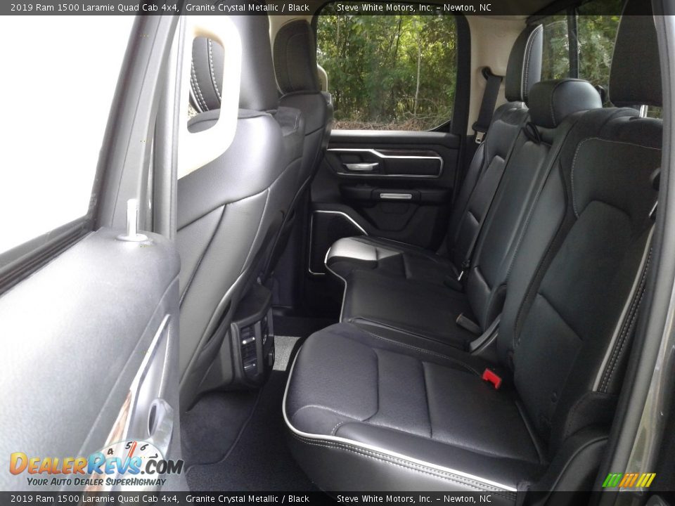 Rear Seat of 2019 Ram 1500 Laramie Quad Cab 4x4 Photo #11