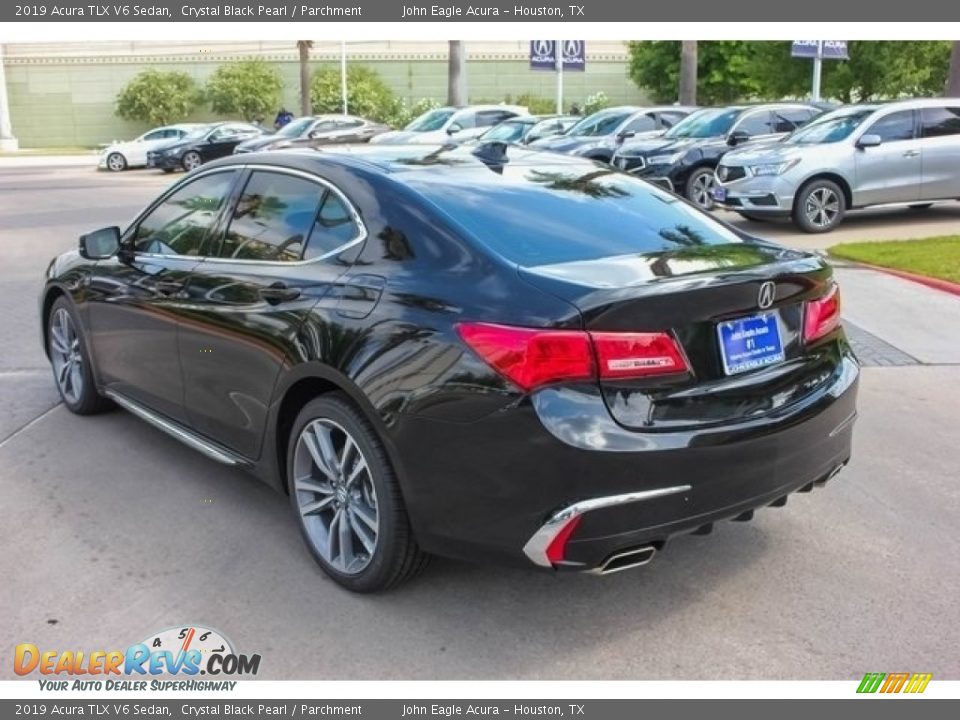 2019 Acura TLX V6 Sedan Crystal Black Pearl / Parchment Photo #5