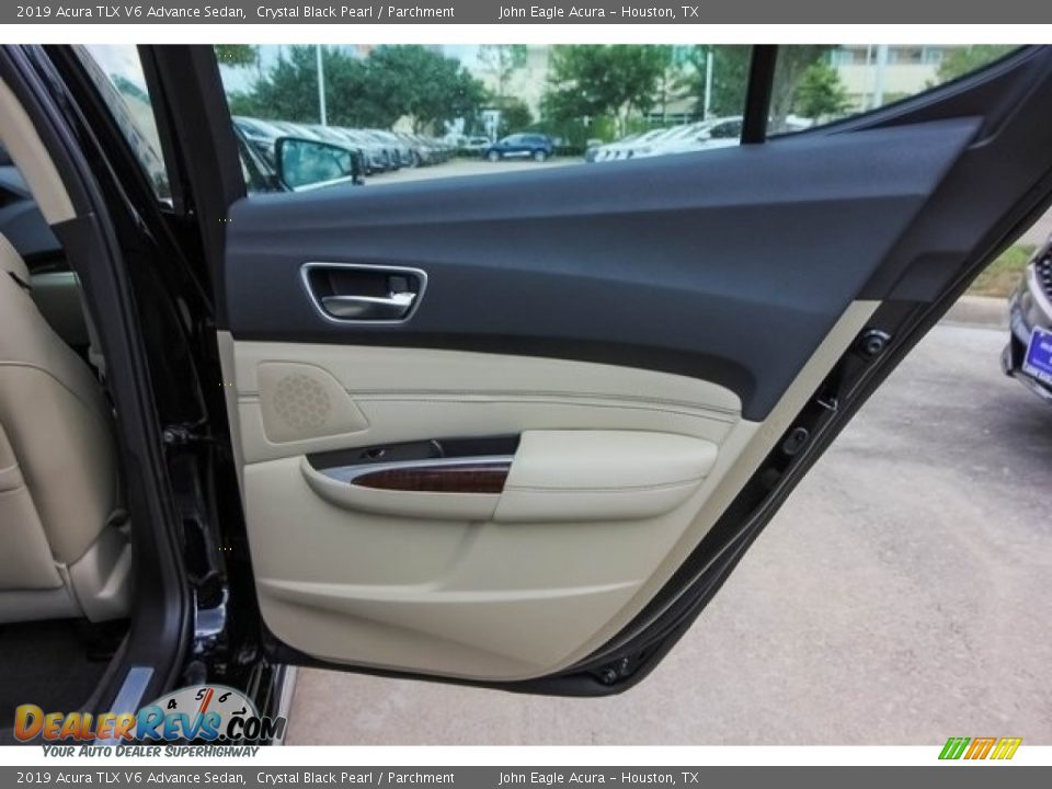 2019 Acura TLX V6 Advance Sedan Crystal Black Pearl / Parchment Photo #20