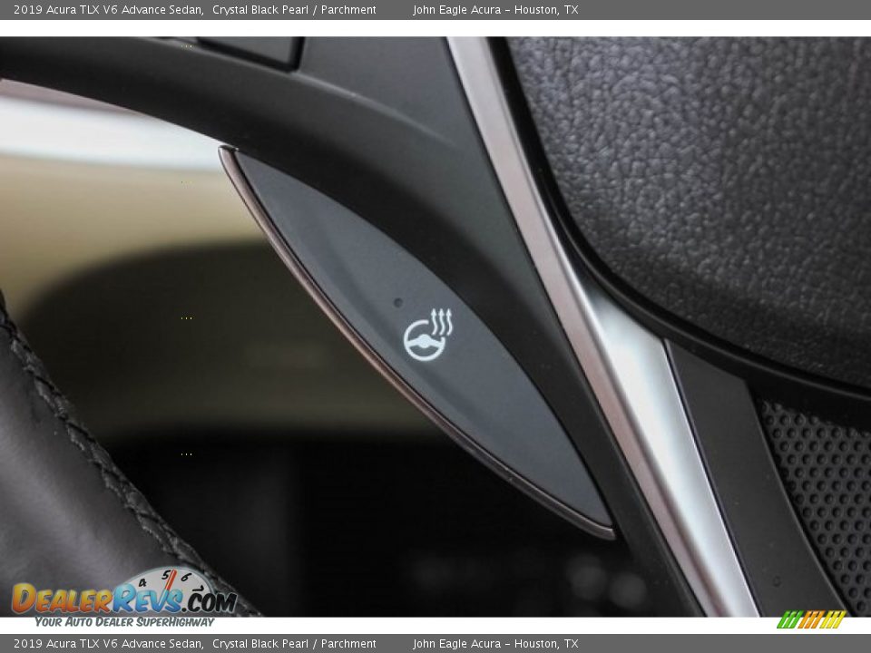 2019 Acura TLX V6 Advance Sedan Crystal Black Pearl / Parchment Photo #36