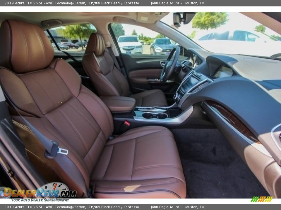 Espresso Interior - 2019 Acura TLX V6 SH-AWD Technology Sedan Photo #23