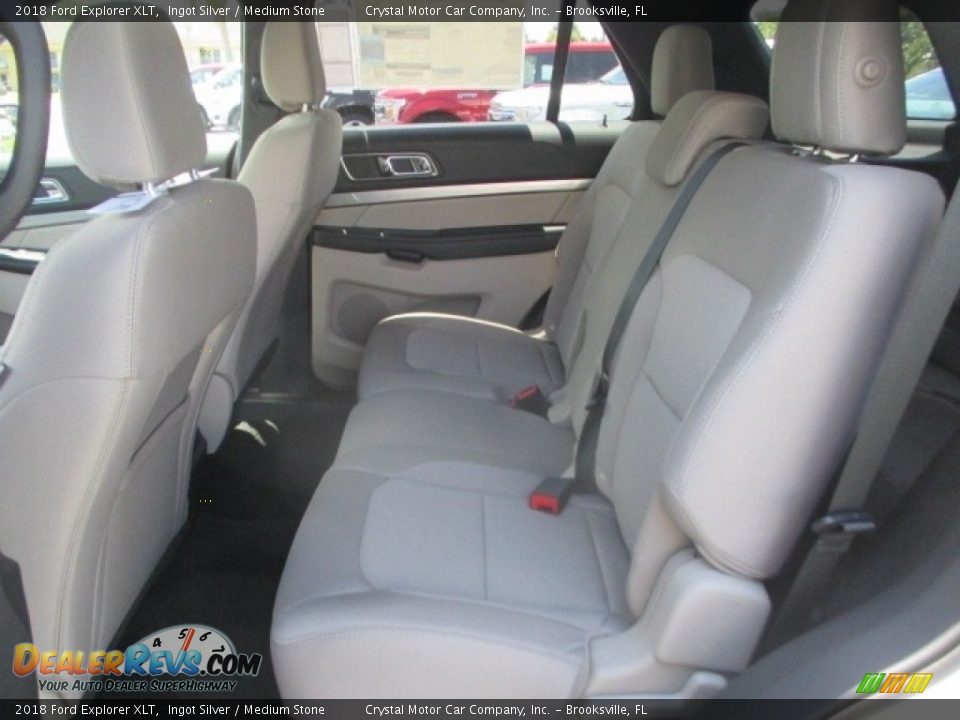 2018 Ford Explorer XLT Ingot Silver / Medium Stone Photo #6