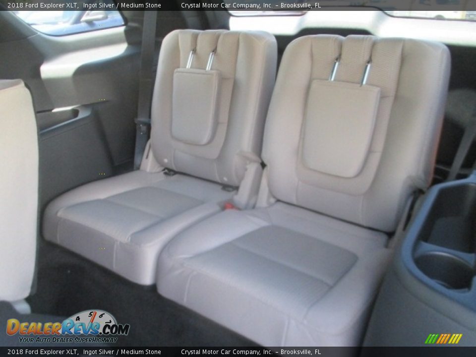 2018 Ford Explorer XLT Ingot Silver / Medium Stone Photo #7