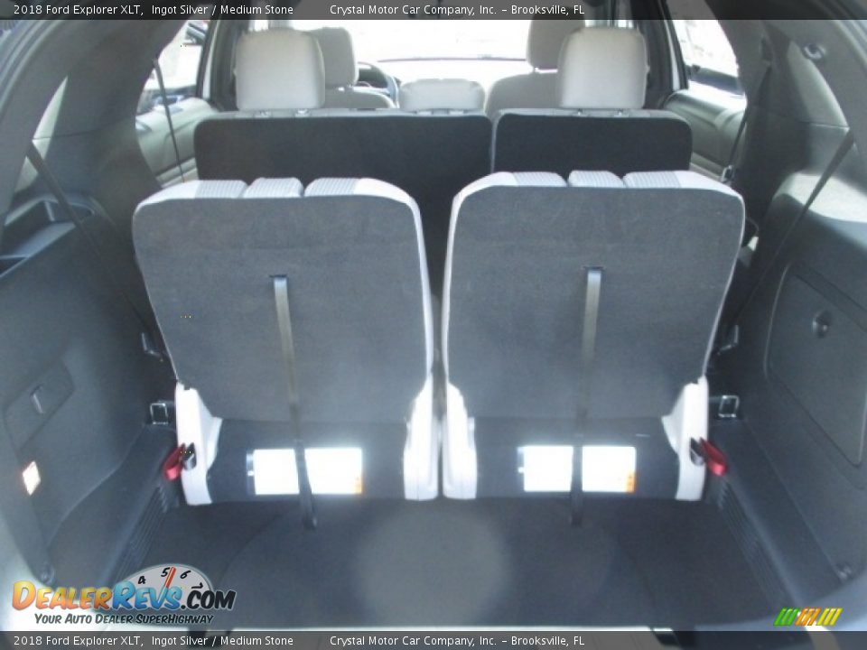 2018 Ford Explorer XLT Ingot Silver / Medium Stone Photo #12