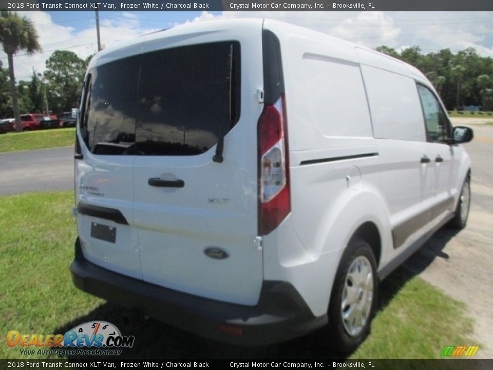 2018 Ford Transit Connect XLT Van Frozen White / Charcoal Black Photo #4