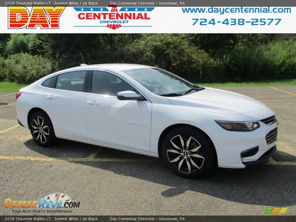 2018 Chevrolet Malibu LT Summit White / Jet Black Photo #1