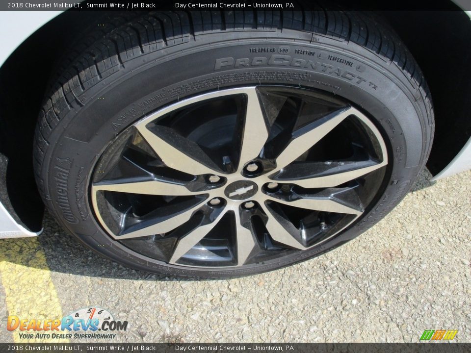 2018 Chevrolet Malibu LT Summit White / Jet Black Photo #4