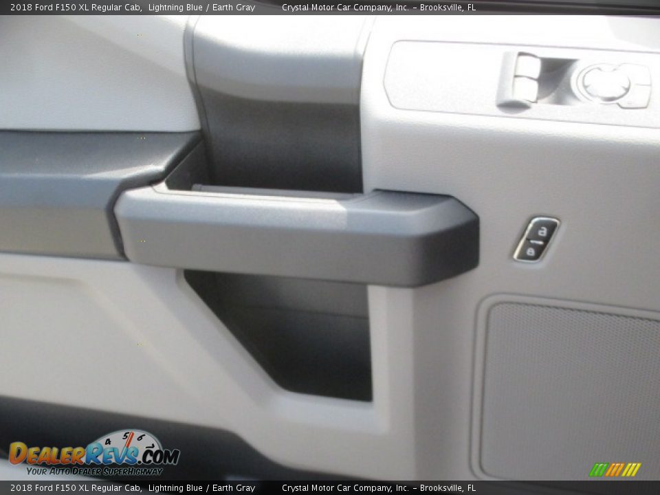 2018 Ford F150 XL Regular Cab Lightning Blue / Earth Gray Photo #10