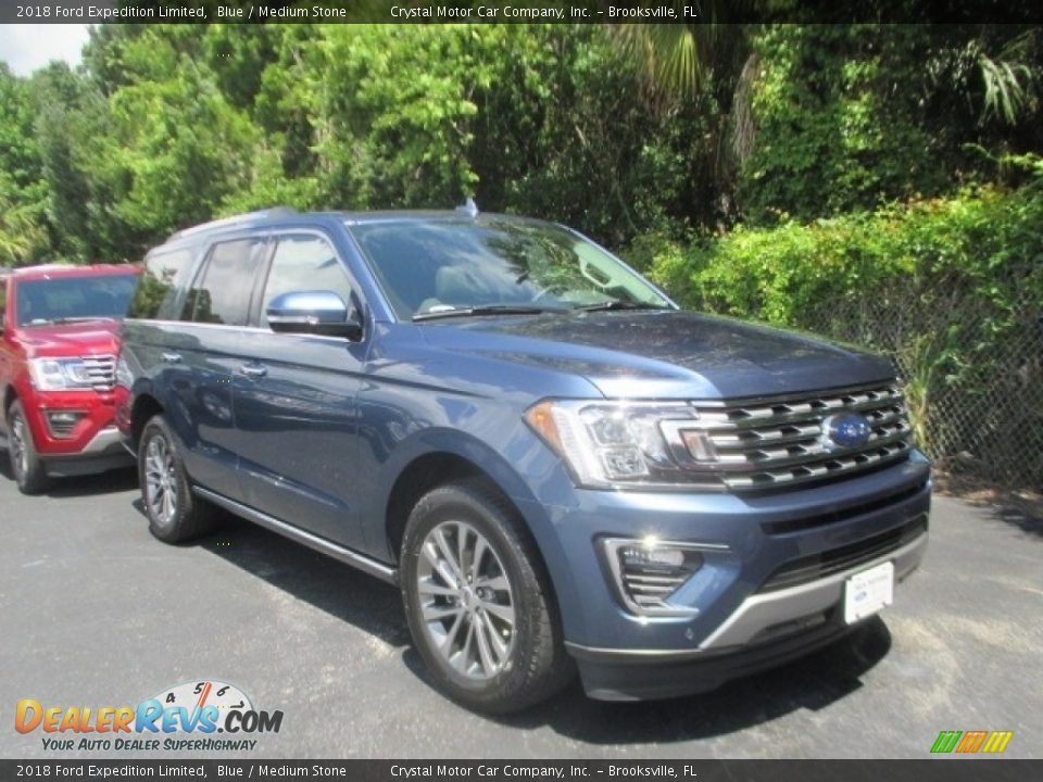 2018 Ford Expedition Limited Blue / Medium Stone Photo #1