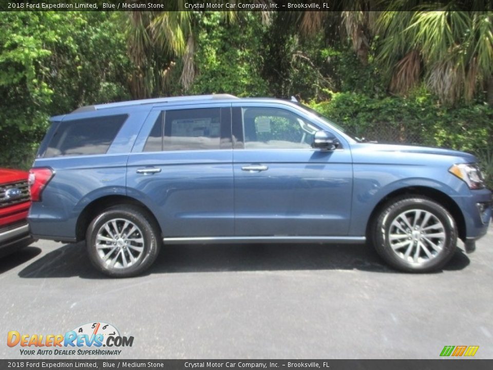 Blue 2018 Ford Expedition Limited Photo #3
