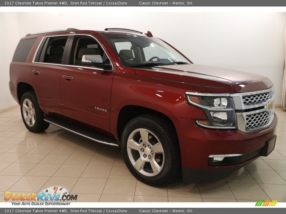 2017 Chevrolet Tahoe Premier 4WD Siren Red Tintcoat / Cocoa/Dune Photo #1
