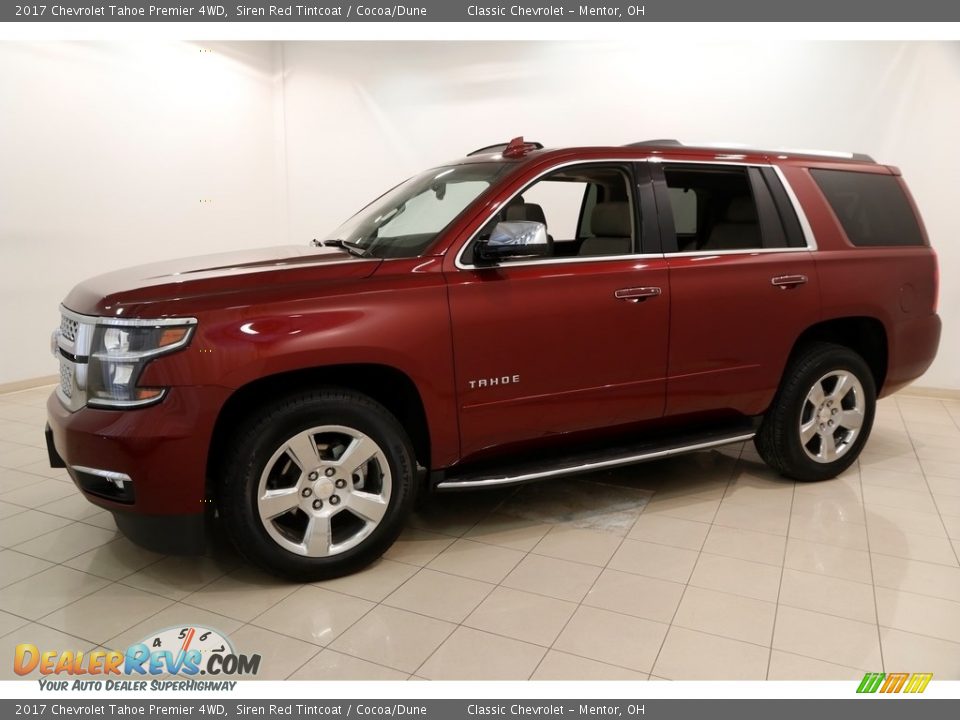2017 Chevrolet Tahoe Premier 4WD Siren Red Tintcoat / Cocoa/Dune Photo #3