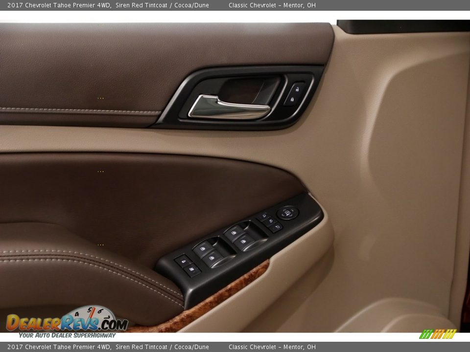 2017 Chevrolet Tahoe Premier 4WD Siren Red Tintcoat / Cocoa/Dune Photo #5