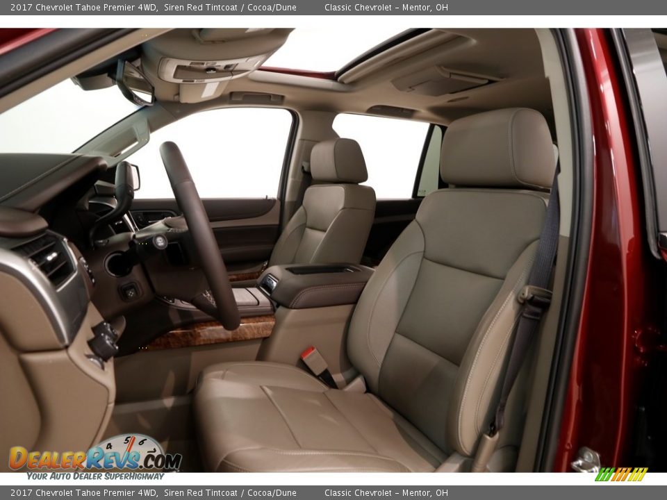 2017 Chevrolet Tahoe Premier 4WD Siren Red Tintcoat / Cocoa/Dune Photo #8