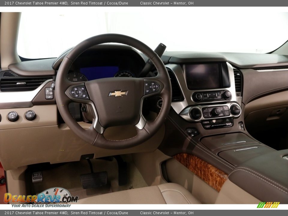 2017 Chevrolet Tahoe Premier 4WD Siren Red Tintcoat / Cocoa/Dune Photo #9