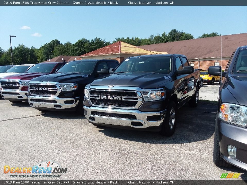 2019 Ram 1500 Tradesman Crew Cab 4x4 Granite Crystal Metallic / Black Photo #1