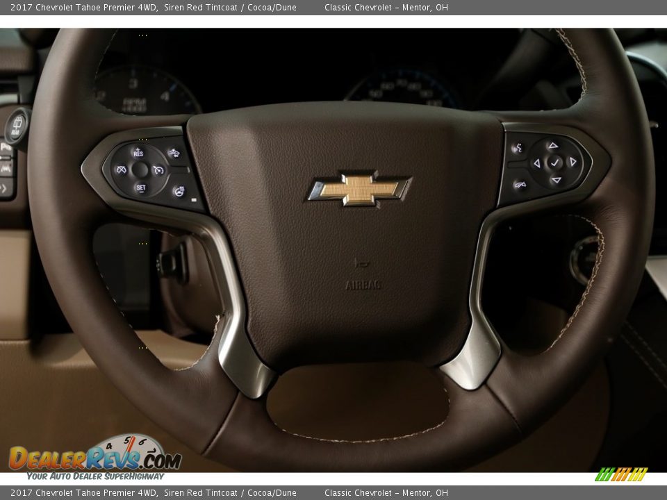 2017 Chevrolet Tahoe Premier 4WD Siren Red Tintcoat / Cocoa/Dune Photo #10