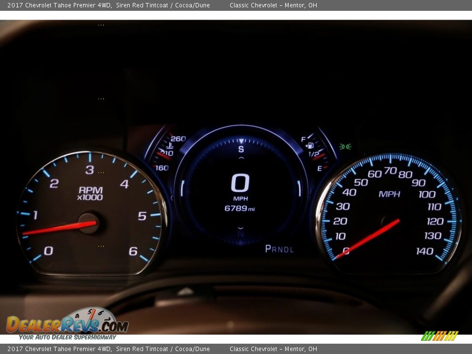 2017 Chevrolet Tahoe Premier 4WD Siren Red Tintcoat / Cocoa/Dune Photo #11