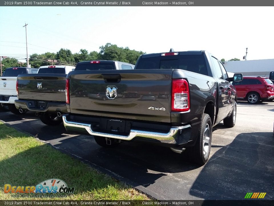 2019 Ram 1500 Tradesman Crew Cab 4x4 Granite Crystal Metallic / Black Photo #3