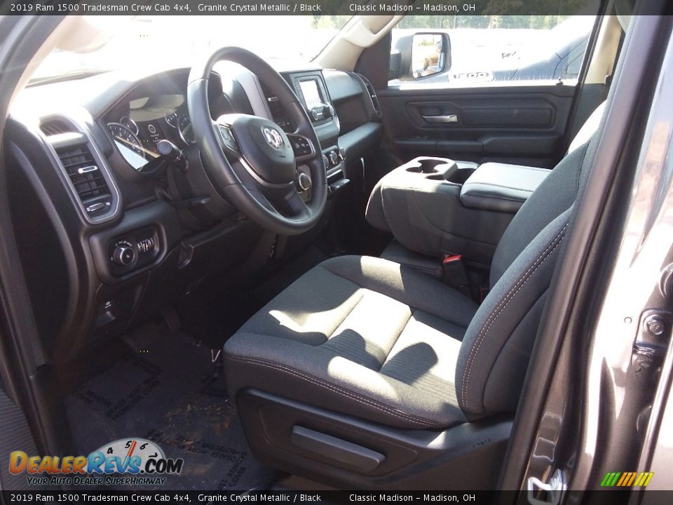 2019 Ram 1500 Tradesman Crew Cab 4x4 Granite Crystal Metallic / Black Photo #7