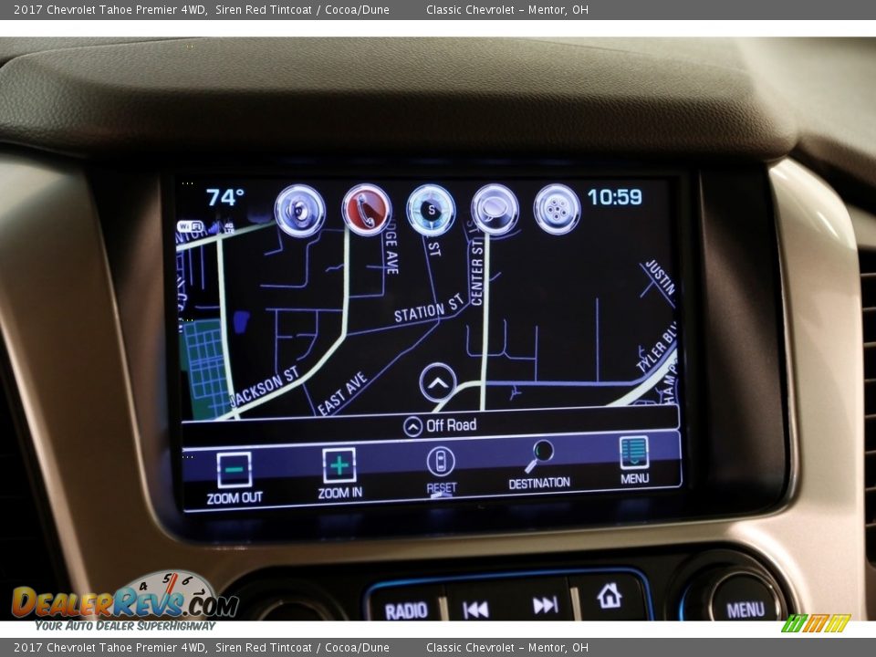 2017 Chevrolet Tahoe Premier 4WD Siren Red Tintcoat / Cocoa/Dune Photo #20