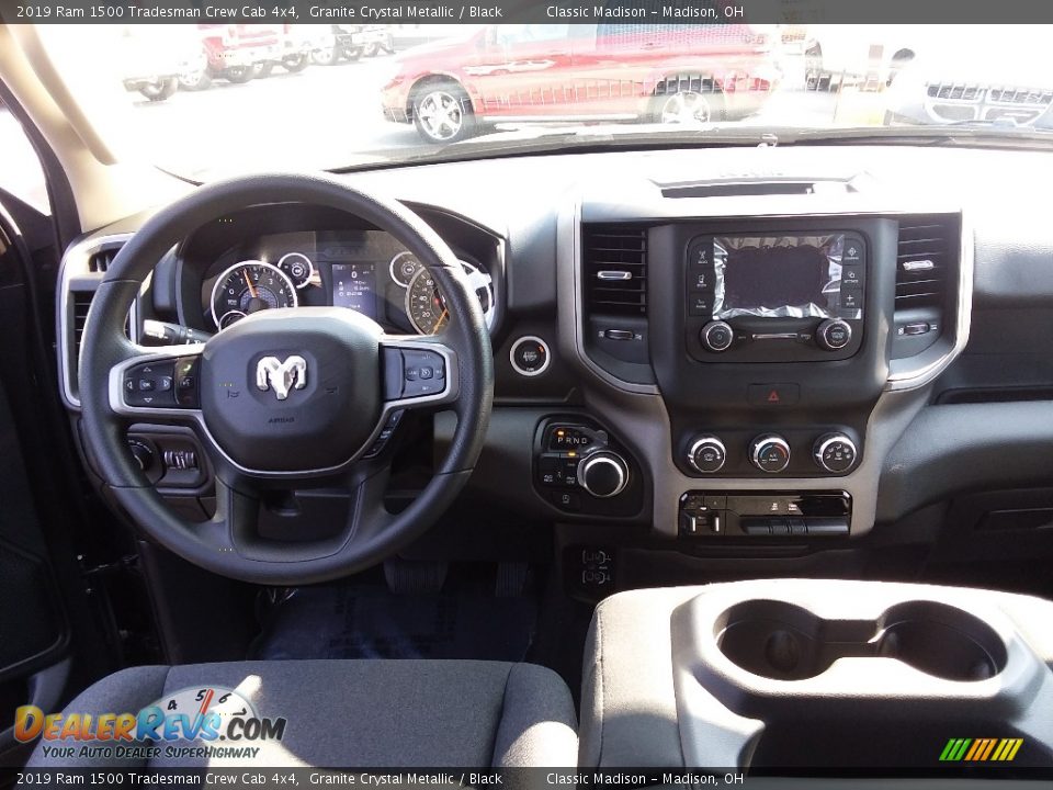 2019 Ram 1500 Tradesman Crew Cab 4x4 Granite Crystal Metallic / Black Photo #8