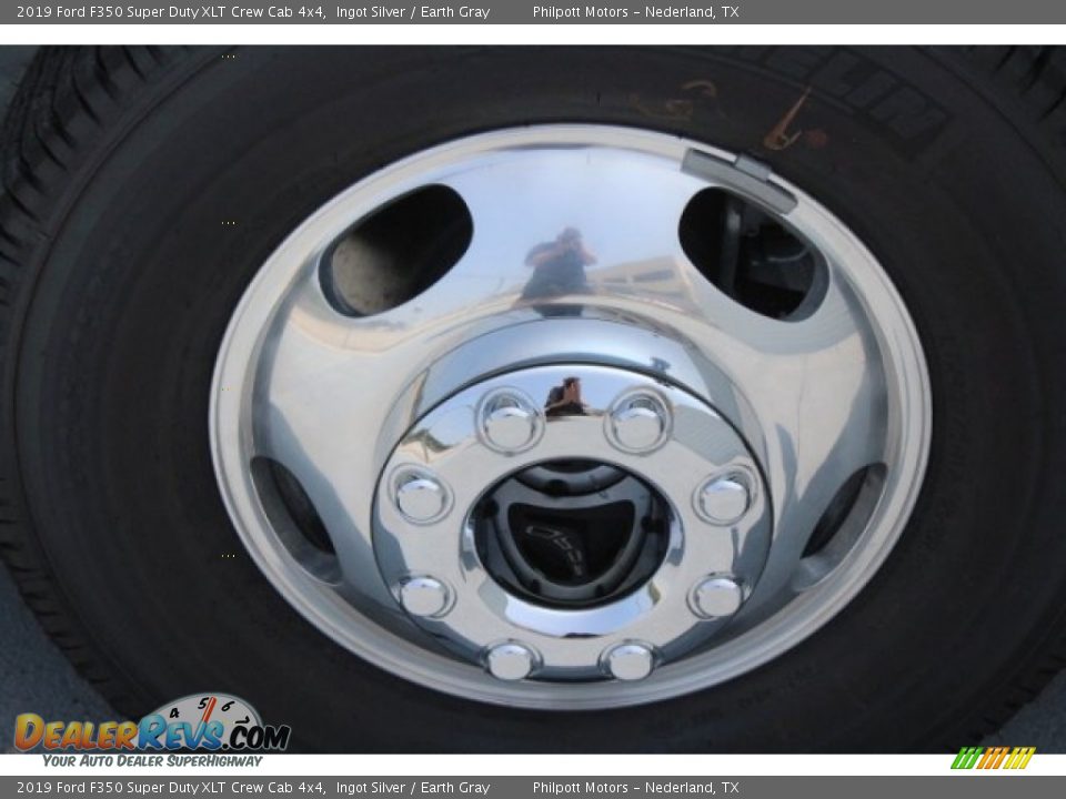2019 Ford F350 Super Duty XLT Crew Cab 4x4 Ingot Silver / Earth Gray Photo #5