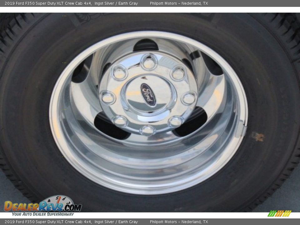 2019 Ford F350 Super Duty XLT Crew Cab 4x4 Ingot Silver / Earth Gray Photo #6