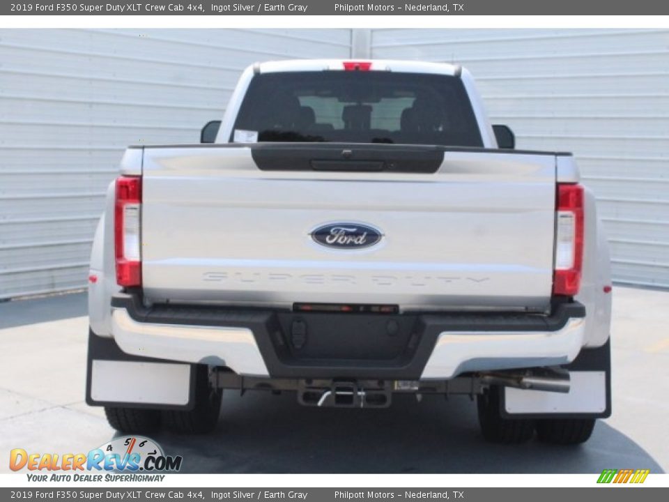 2019 Ford F350 Super Duty XLT Crew Cab 4x4 Ingot Silver / Earth Gray Photo #8