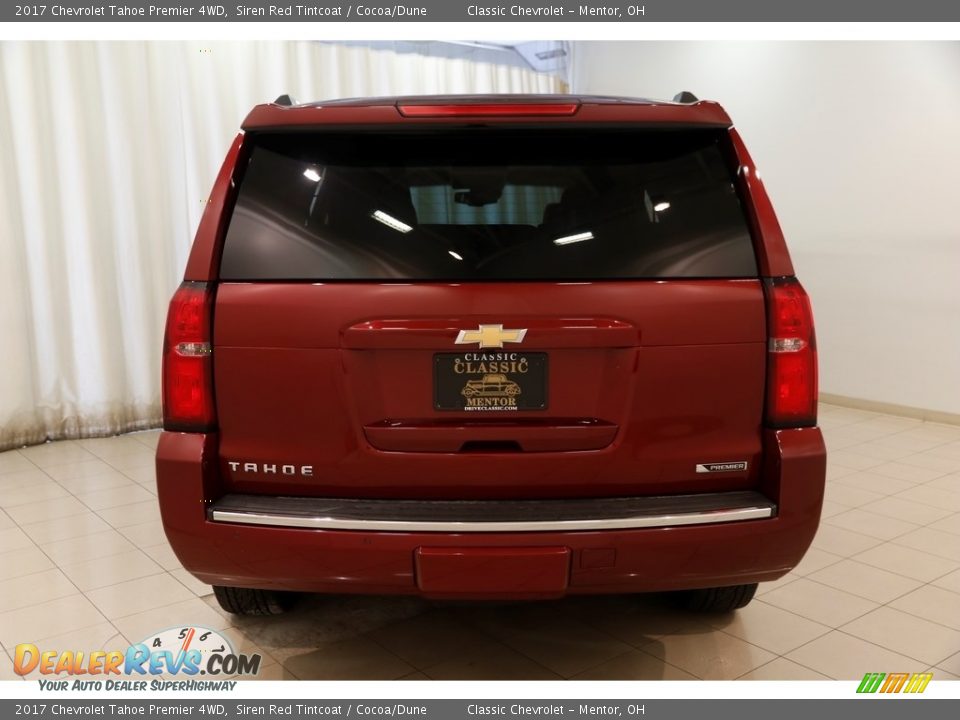 2017 Chevrolet Tahoe Premier 4WD Siren Red Tintcoat / Cocoa/Dune Photo #29